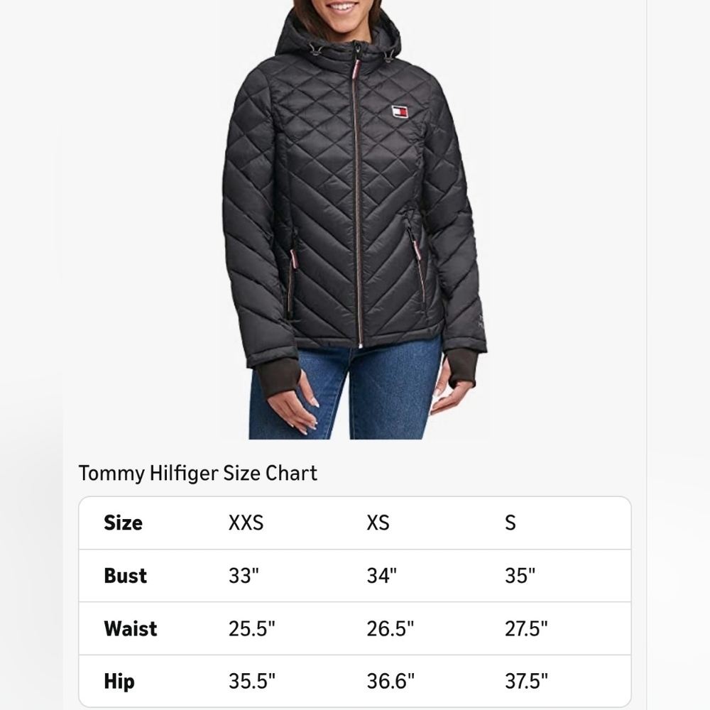 NWOT Tommy Hilfiger Women's Hooded Packable Jacket - Picture 13 of 13